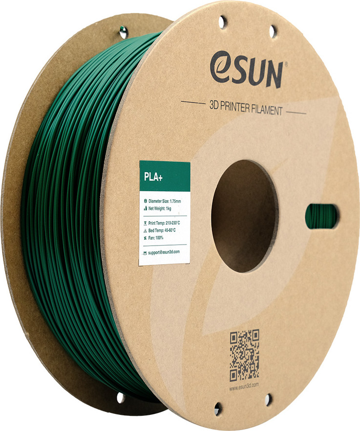 Пластик для 3D-печати eSUN PLA+ / PLA+175O-PG5B1 (1.75мм, 5кг, сосново-зеленый)