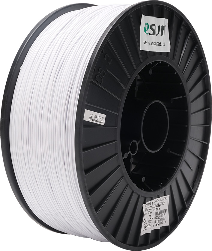 Пластик для 3D-печати eSUN PLA+ / PLA+285C-W3B1 ( 2.85мм, 3кг, холодно-белый)