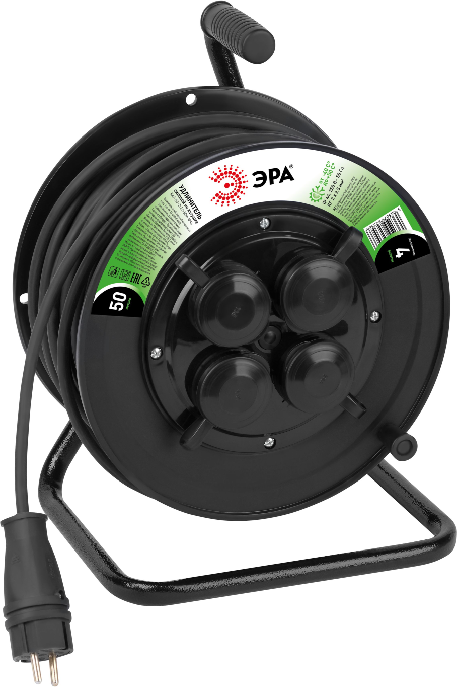 Удлинитель на катушке ЭРА Green Line KAT-KG-2x2.5-50m-IP44 / Б0072571