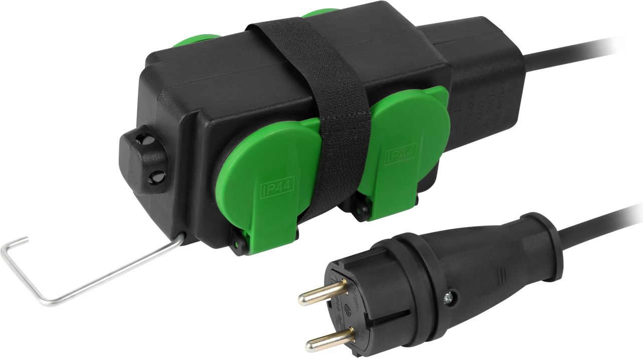 Удлинитель ЭРА Green Line UDL-KG-2x2.5m-10m-IP44 / Б0072576 — фото 2