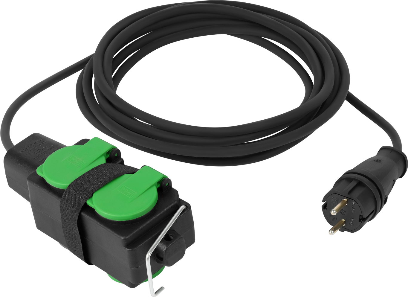 Удлинитель ЭРА Green Line UDL-KG-2x2.5m-5m-IP44 / Б0072575