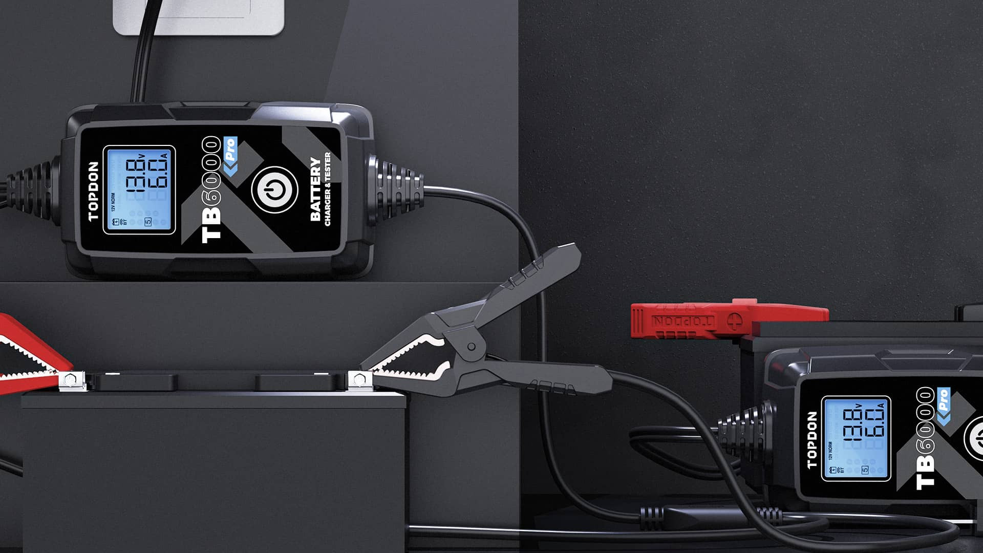 Зарядное устройство для аккумулятора Topdon TB6000Pro — фото 4