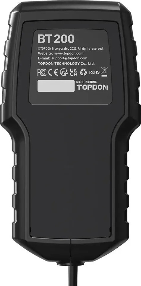 Тестер аккумуляторной батареи Topdon BT200 — фото 3