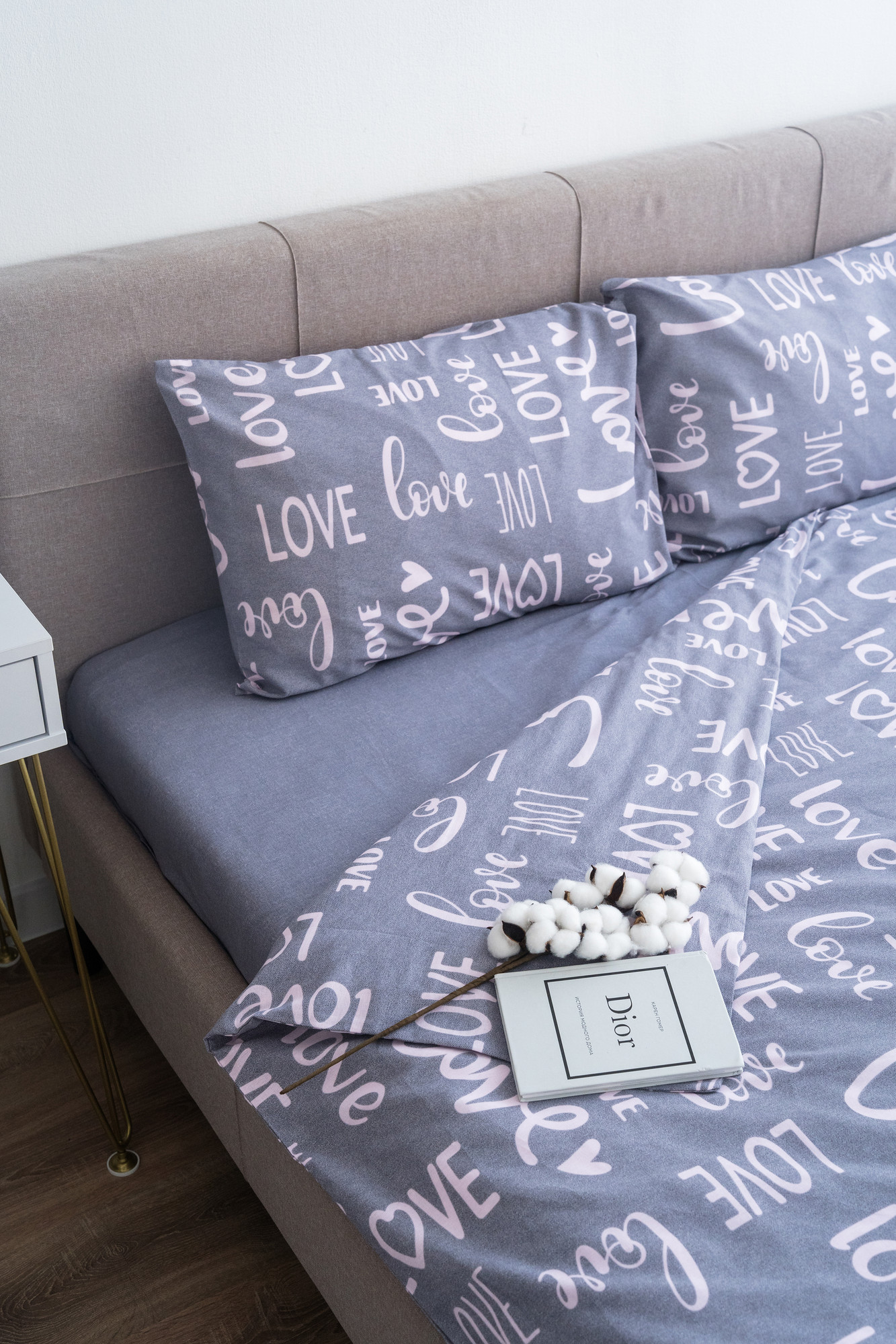 Комплект постельного белья Блакiт 1.5сп LOVE 615005 К 41241/0 — фото 3