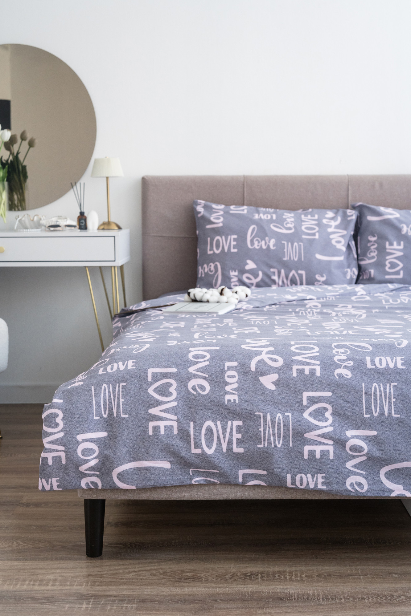 Комплект постельного белья Блакiт 1.5сп LOVE 615005 К 41241/0 — фото 2