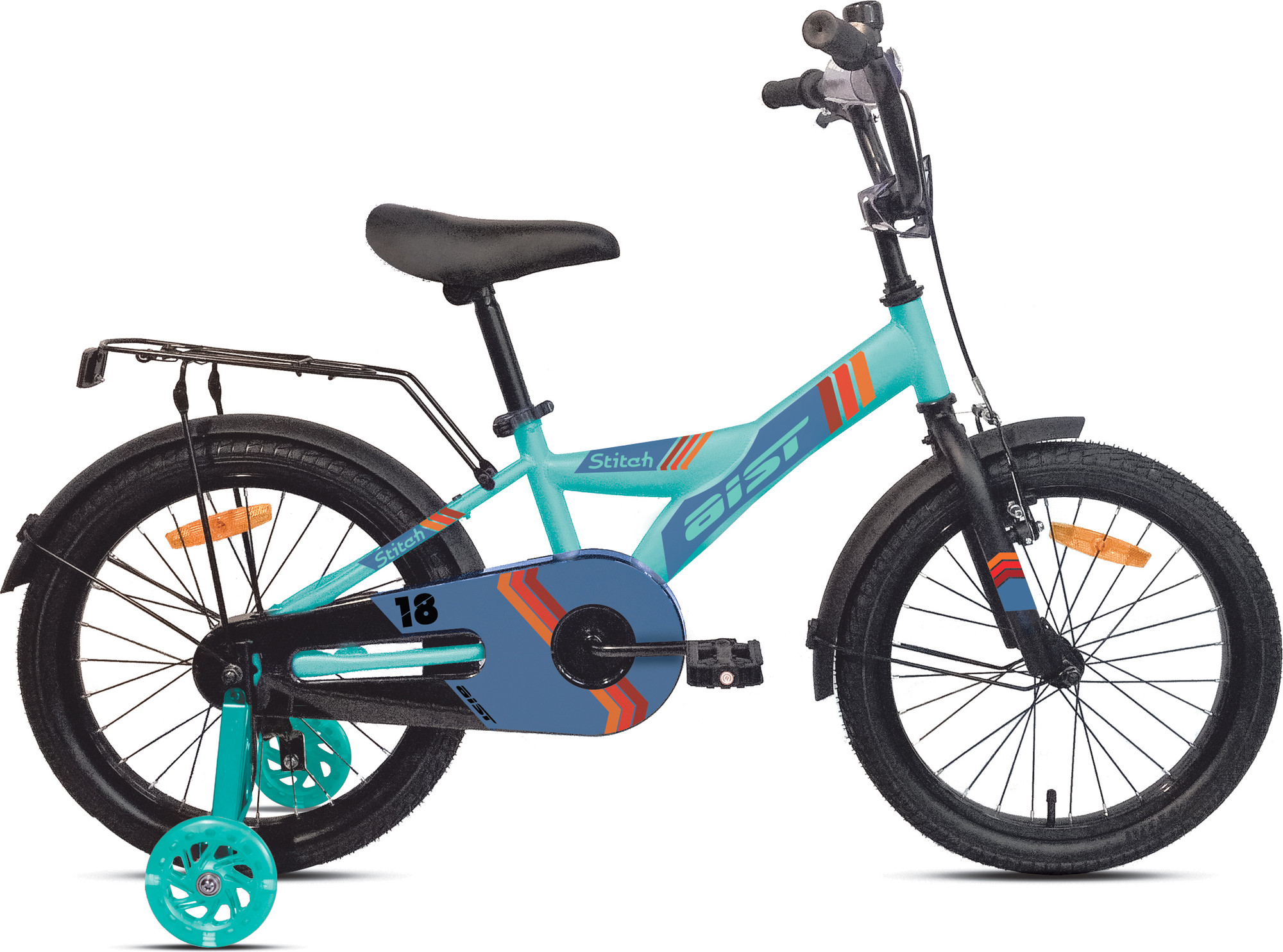 Детский велосипед AIST Stitch 16 2026 (16, синий, разобранный, в коробке)
