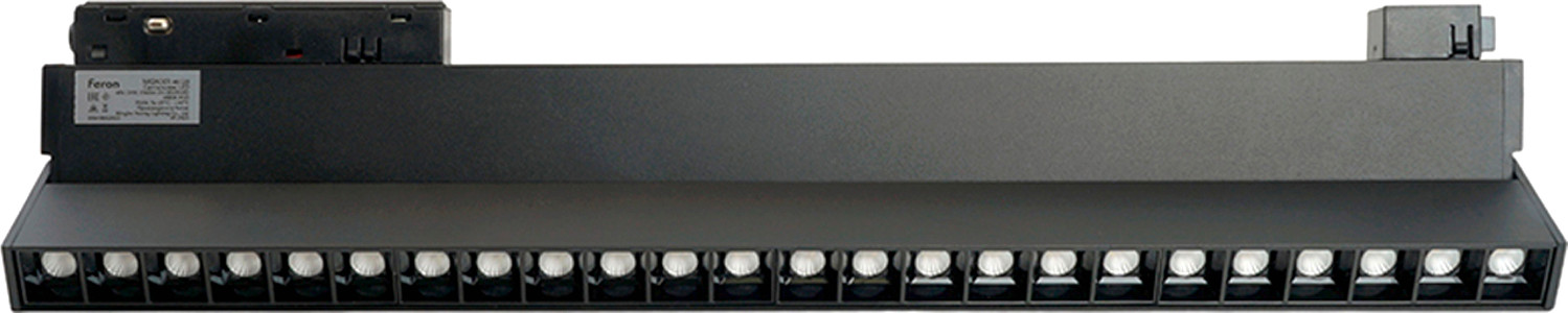 Трековый светильник Feron MGN301 / 48720 (черный)
