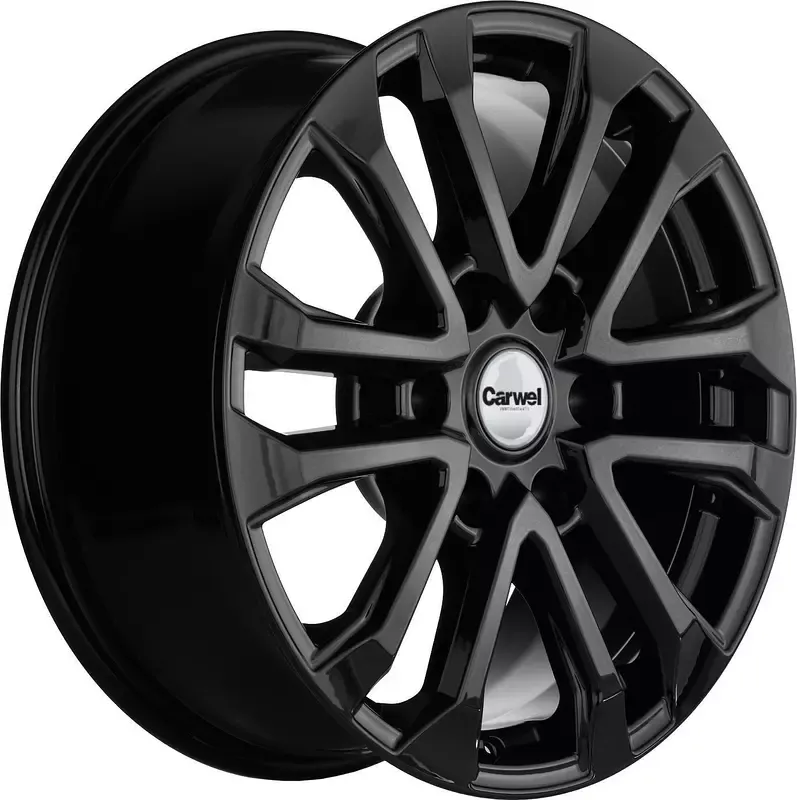 Литой диск Carwel Пур 18x7.5" 6x139.7мм DIA 100.1мм ET 36мм BL