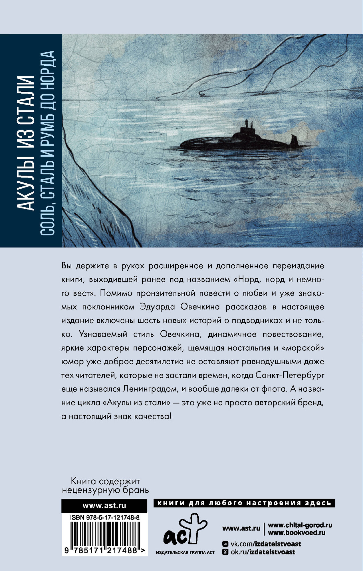 Художественная книга АСТ Акулы из стали. Соль, сталь и румб до Норда (Овечкин Э. 9785171217488) — фото 3
