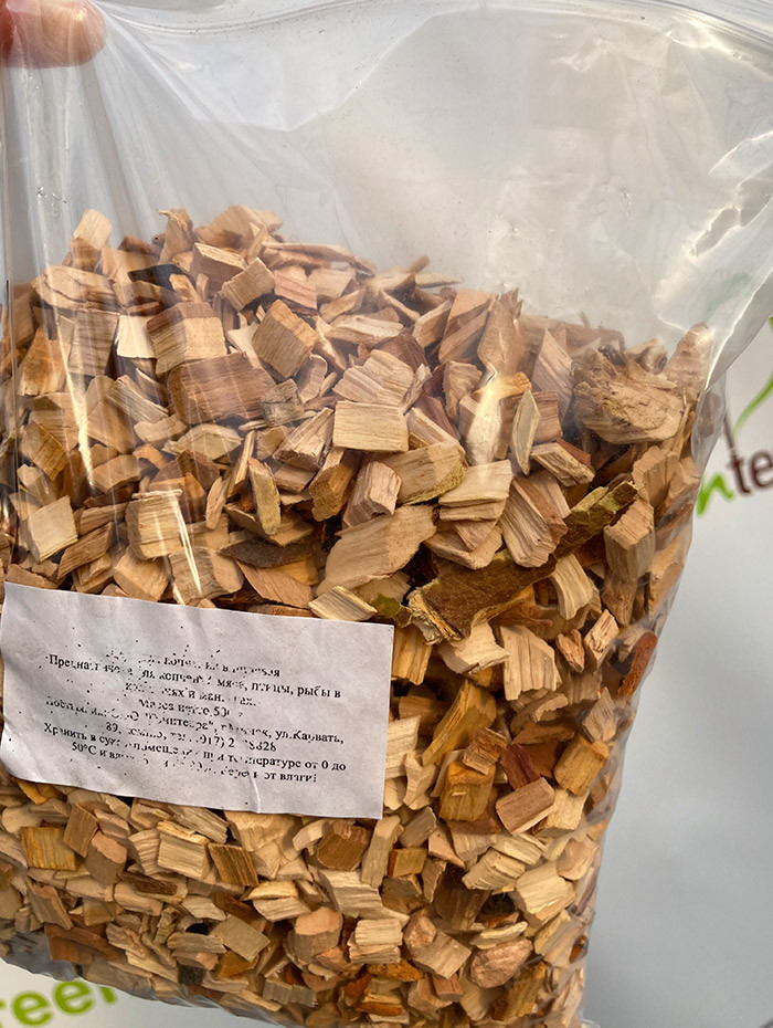 Щепа для копчения GreenTerra Вишневая (7х12мм, 0.5кг) — фото 4