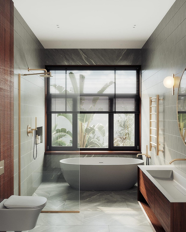 Душевая стенка MaybahGlass 79x195 / MGD-695-2у (прозрачное стекло/бронза) — фото 3