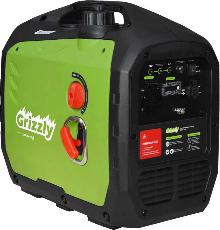 Инверторный генератор Grizzly GEIG-2000