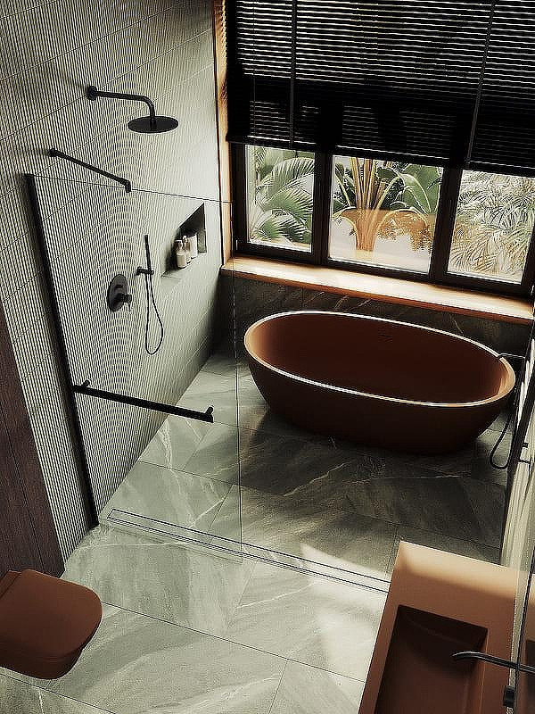 Душевая стенка MaybahGlass 99x195 / MGD-1418-6ш (прозрачное стекло/черный) — фото 4