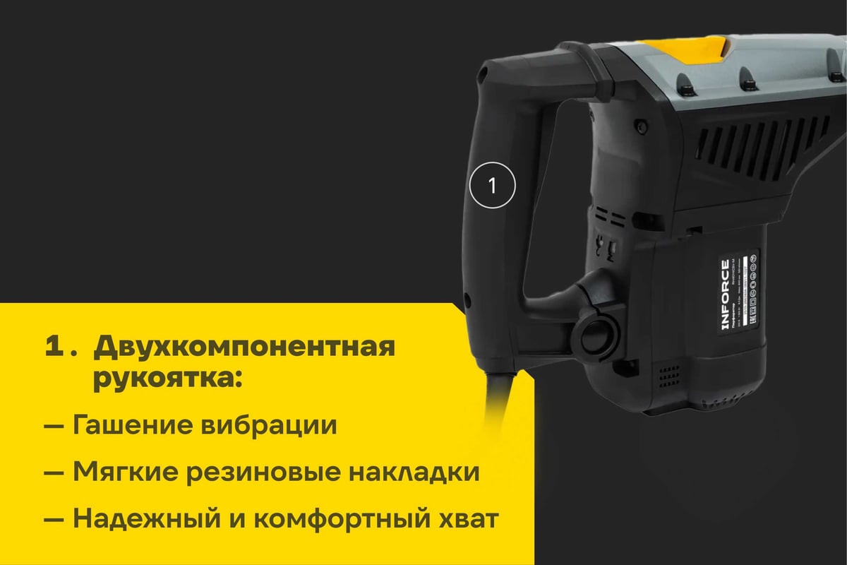 Перфоратор Inforce RH4014CSV-M — фото 4