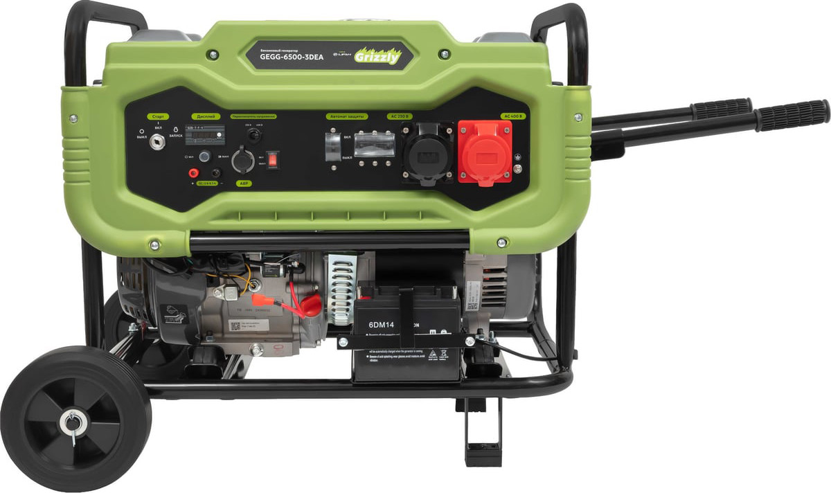 Бензиновый генератор Grizzly GEGG-6500-3DEA