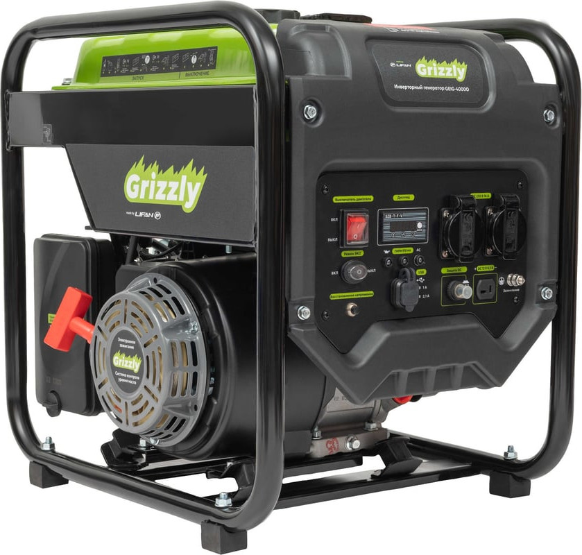 Инверторный генератор Grizzly GEIG-4000O — фото 2