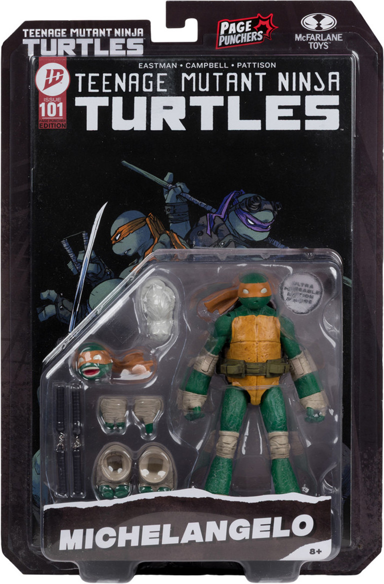 Фигурка коллекционная McFarlane Toys Черепашки Ниндзя. Comic WaVe2. Michelangelo / MFT228 — фото 2