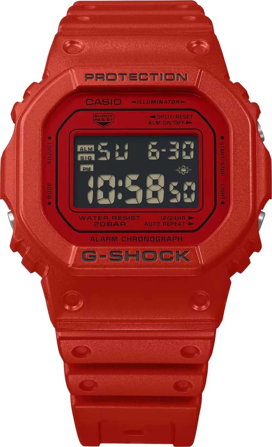 Часы наручные мужские Casio DW-5600RRB-4E — фото 2