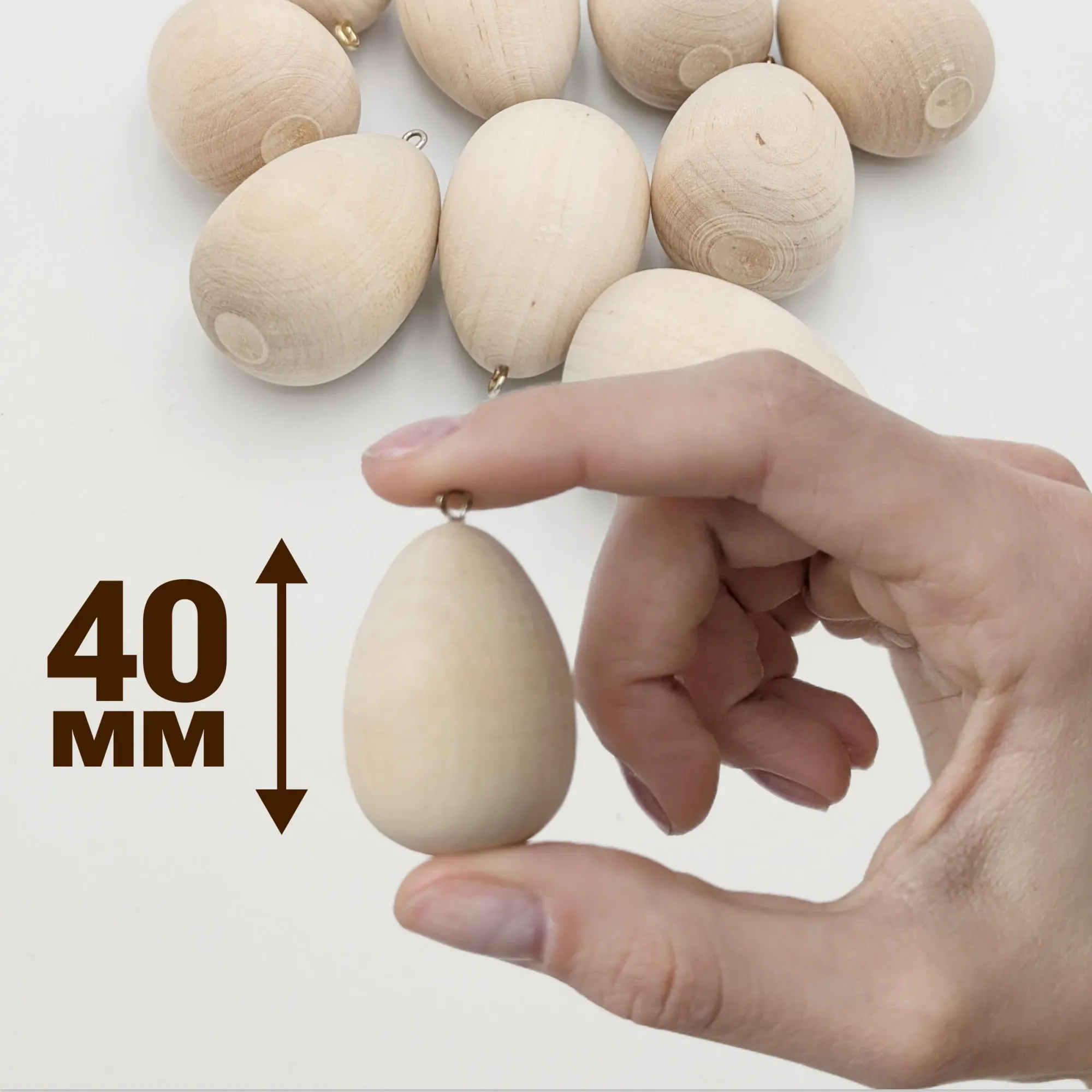 Набор заготовок для творчества Брестская Фабрика Сувениров Яйцо / bh_egg40_x5 (5шт) — фото 5