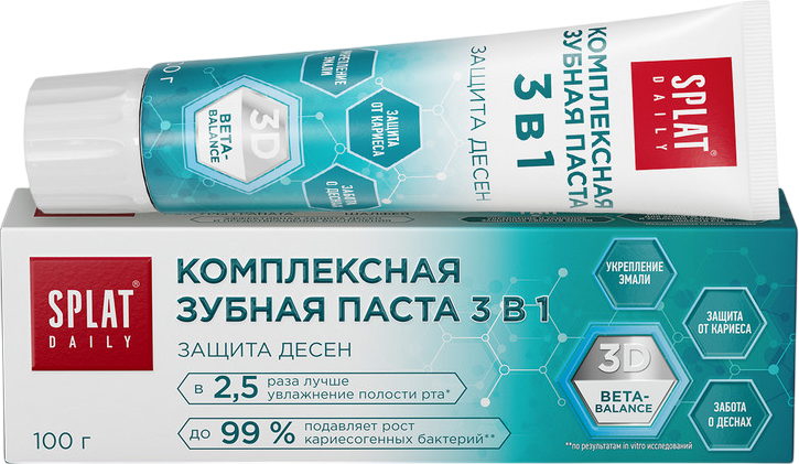 Зубная паста Splat Daily Защита десен 3в1 (100г)