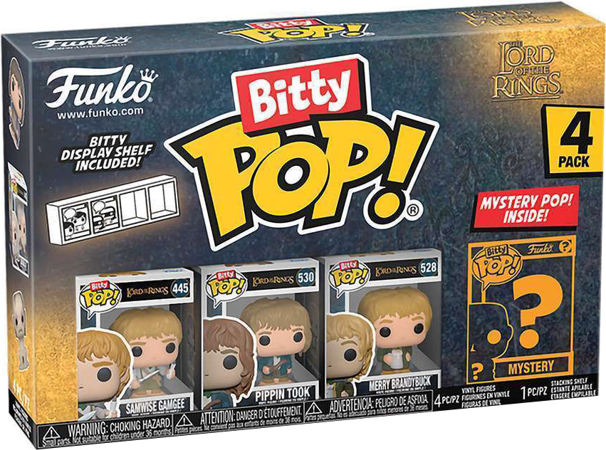 Набор фигурок коллекционных Funko POP! Samwise Gamgee. Pippin. Merry. Mystery / Fun75458 (4шт)
