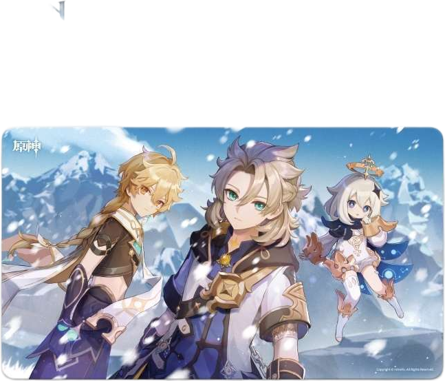 Коврик для мыши miHoYo Genshin Impact Desk Mat Shadows Amidst Snowstorms / GEN415