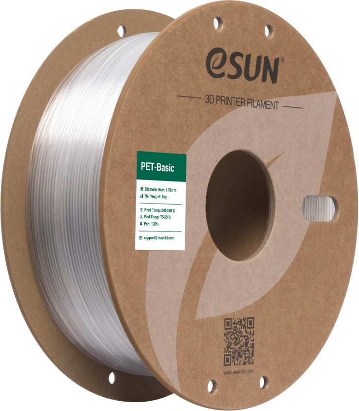 Пластик для 3D-печати eSUN PETG-Basic / PETG-Basic175T2.5B1 (1.75мм, 2.5кг, прозрачный)