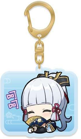 Брелок miHoYo Chibi Expressions Character. Kamisato Ayaka / GEN235