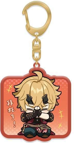 Брелок miHoYo Chibi Expressions Character. Thoma / GEN237