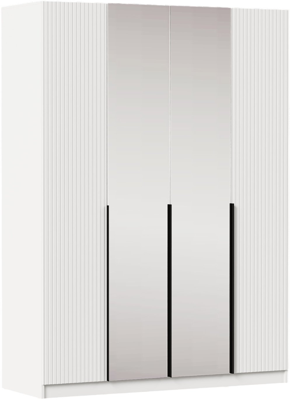 Шкаф Black Red White SZF2D2L (белый/белый)