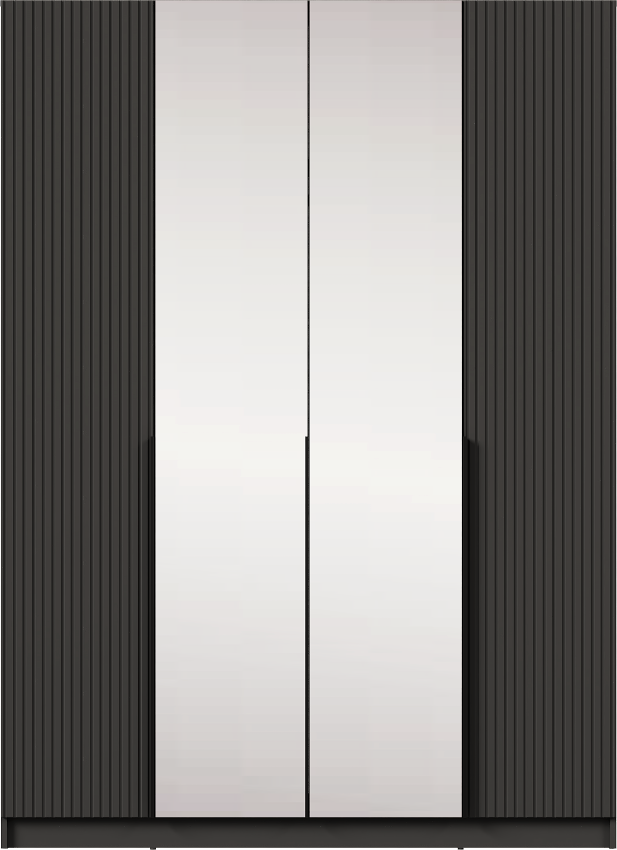 Шкаф Black Red White SZF2D2L (графит/графит)