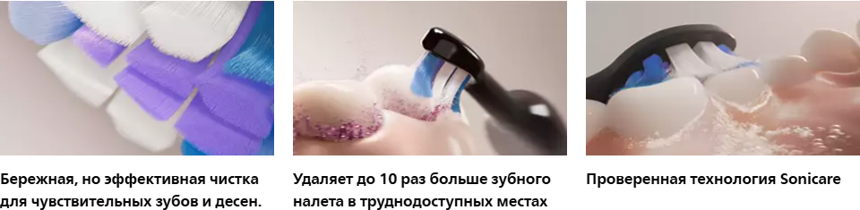 Набор насадок для зубной электрощетки Philips HX6054/88 — фото 6