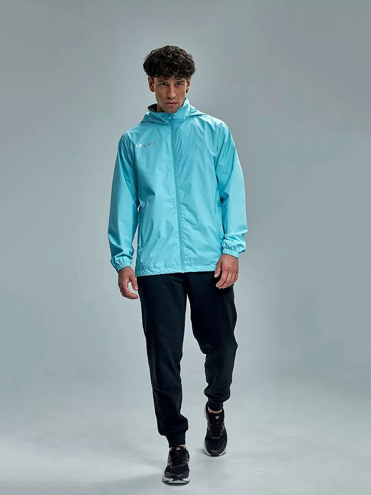 Ветровка Kelme Raincoat / 3801241-405 (L, голубой) — фото 3