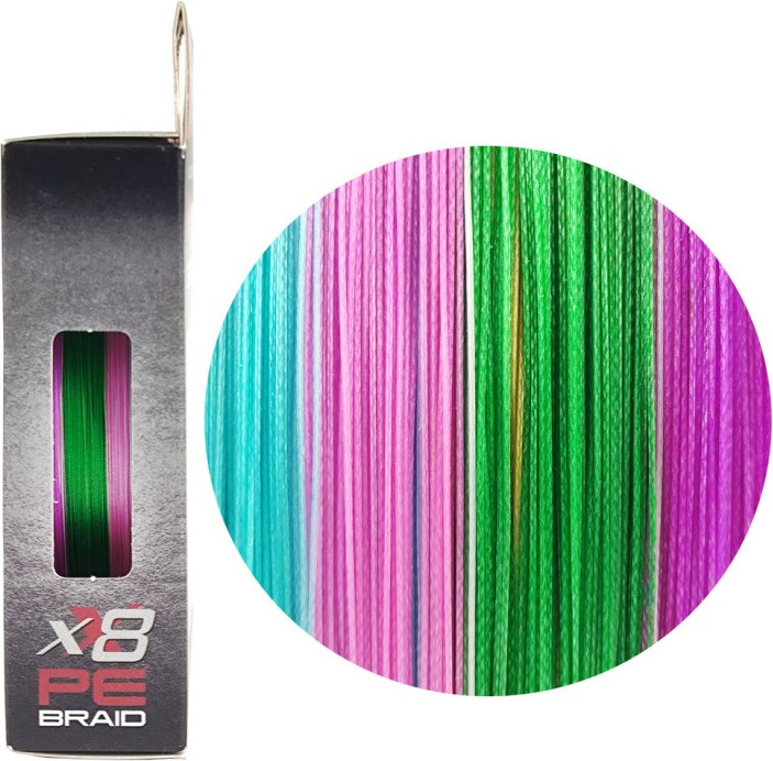 Леска плетеная RUZZA X8 150м Multicolor 0.12мм 9.1кг/20lb / RBX8M-012 — фото 2