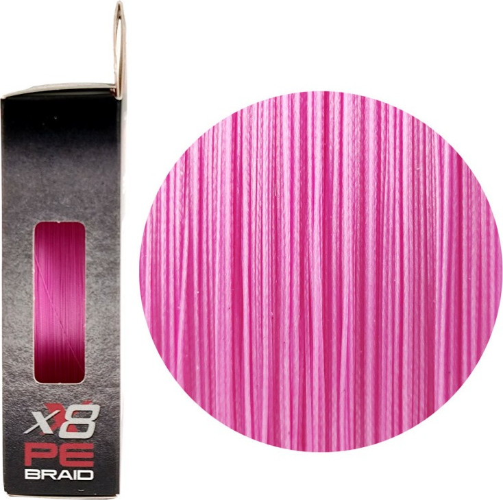 Леска плетеная RUZZA X8 150м Pink 0.12мм 9.1кг/20lb / RBX8P-012 — фото 2