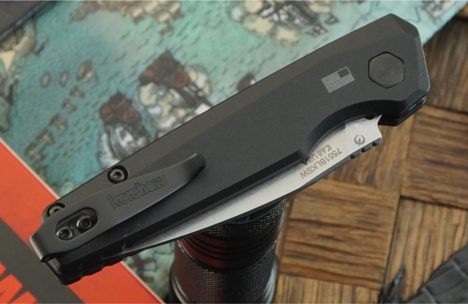 Нож туристический Kershaw Launch 18 / 7551BLKSW — фото 2