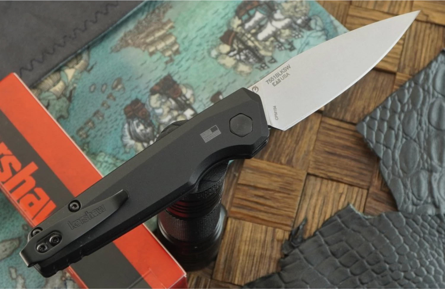 Нож туристический Kershaw Launch 18 / 7551BLKSW — фото 6