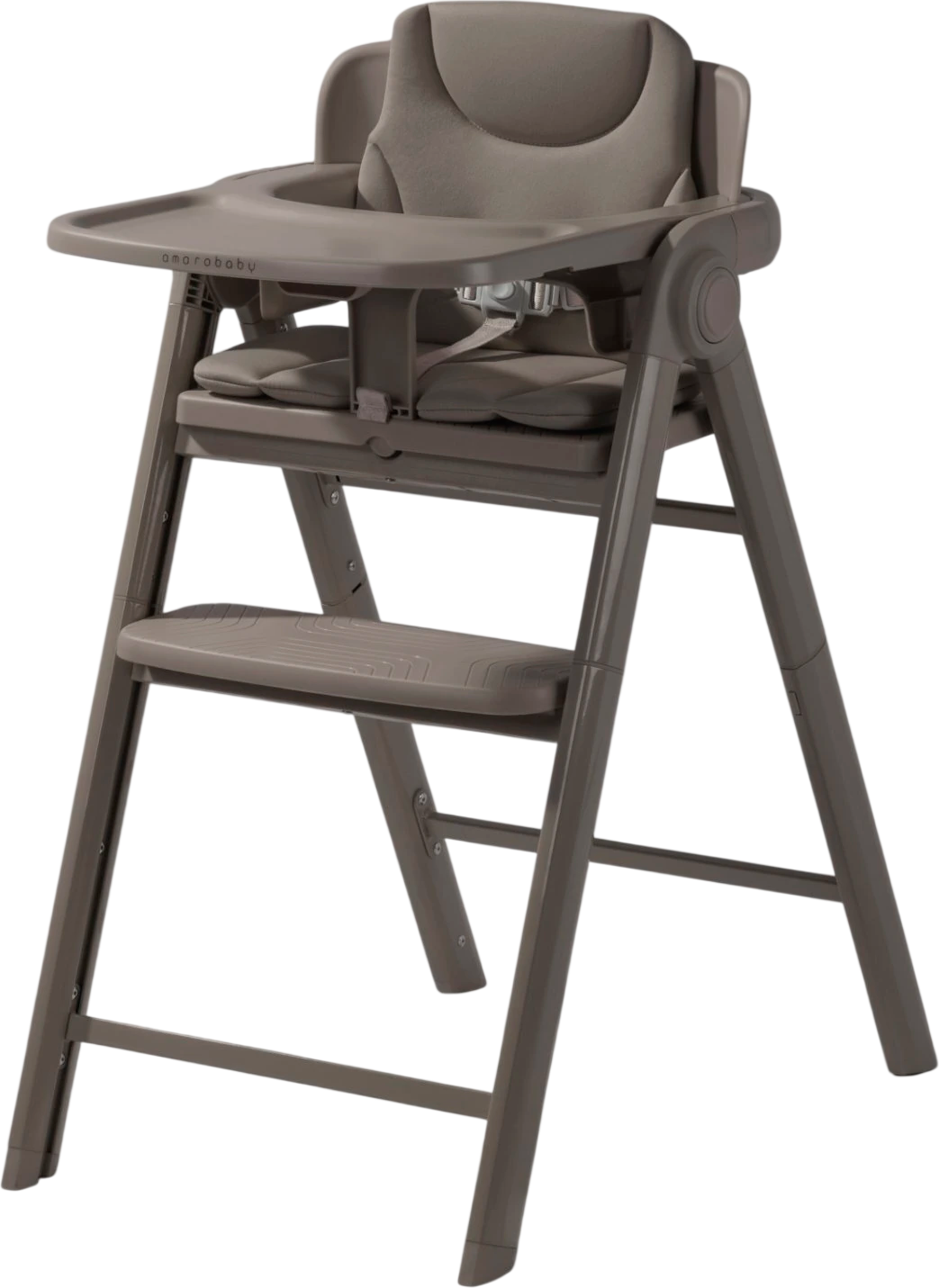Стульчик для кормления Amarobaby Easy Grow / AB25-23EG/12 (коричневый)