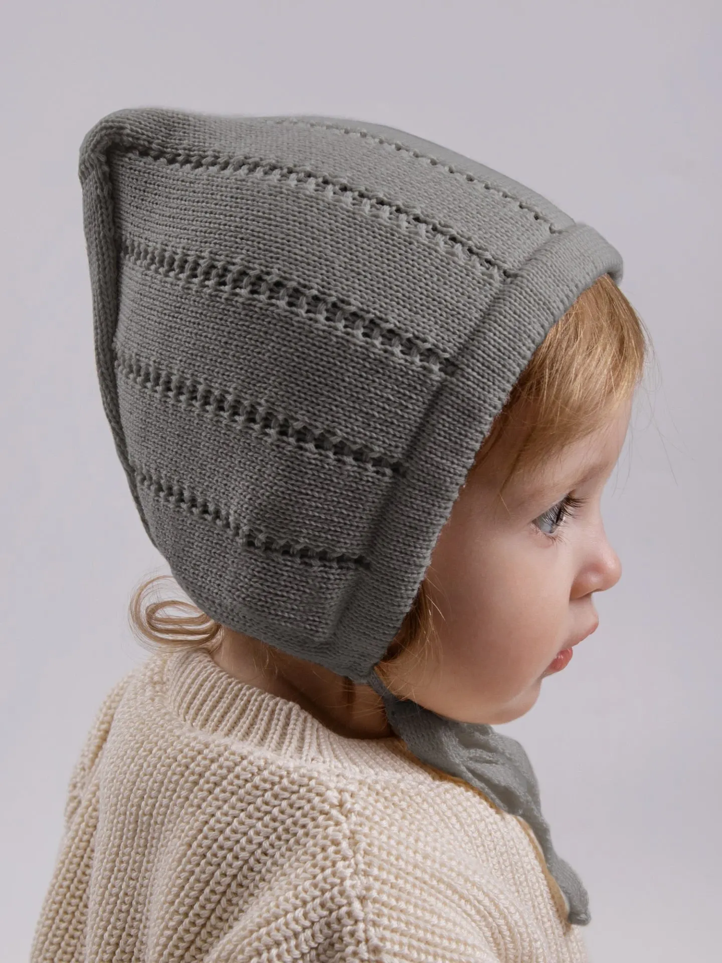 Шапочка для малышей Amarobaby Tiny / AB-OD26-TIN16/11-46 (серый, р. 46-48) — фото 4