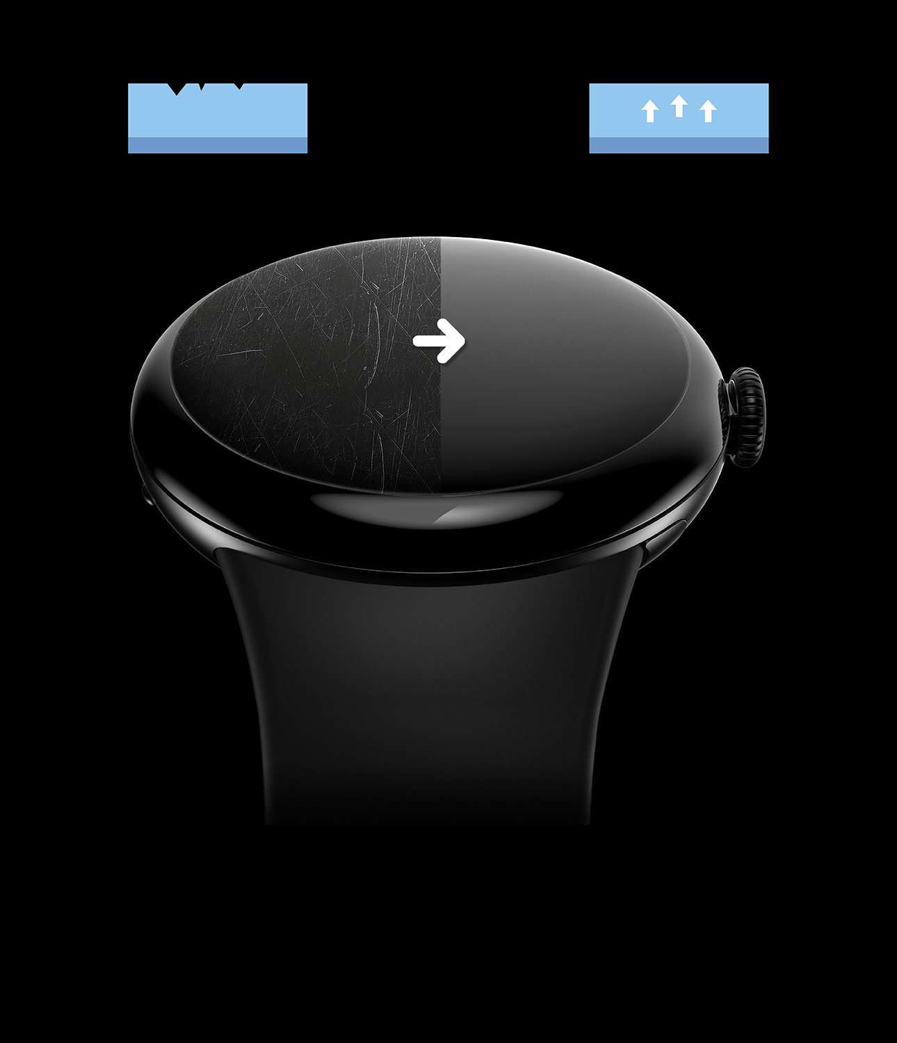 Защитная пленка для умных часов Ringke Dual Easy Pro для Pixel Watch 4 41mm (2шт) — фото 2