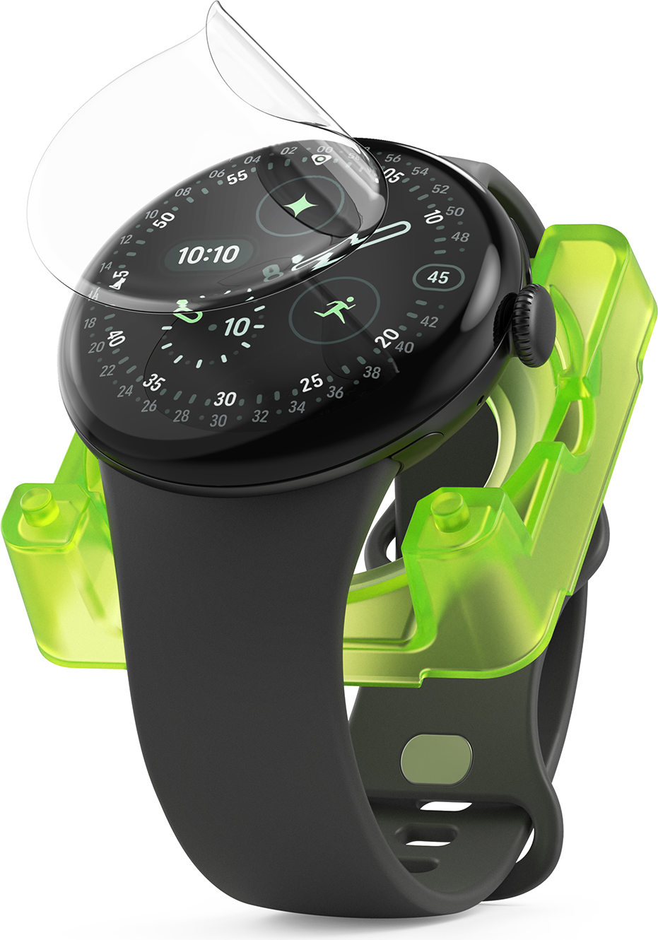 Защитная пленка для умных часов Ringke Dual Easy Pro для Pixel Watch 4 45mm (2шт)