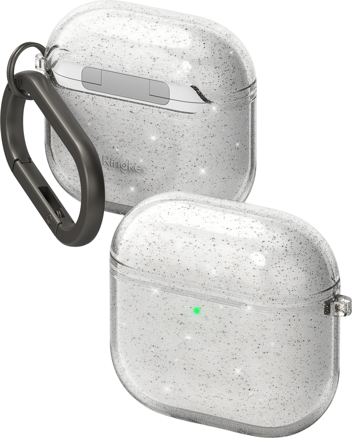 Чехол для наушников Ringke Air для AirPods 4 (Glittler Clear)