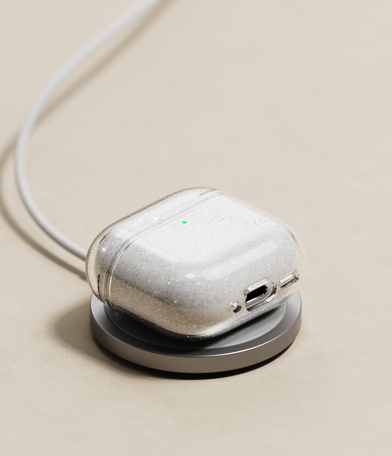 Чехол для наушников Ringke Air для AirPods 4 (Glittler Clear) — фото 5