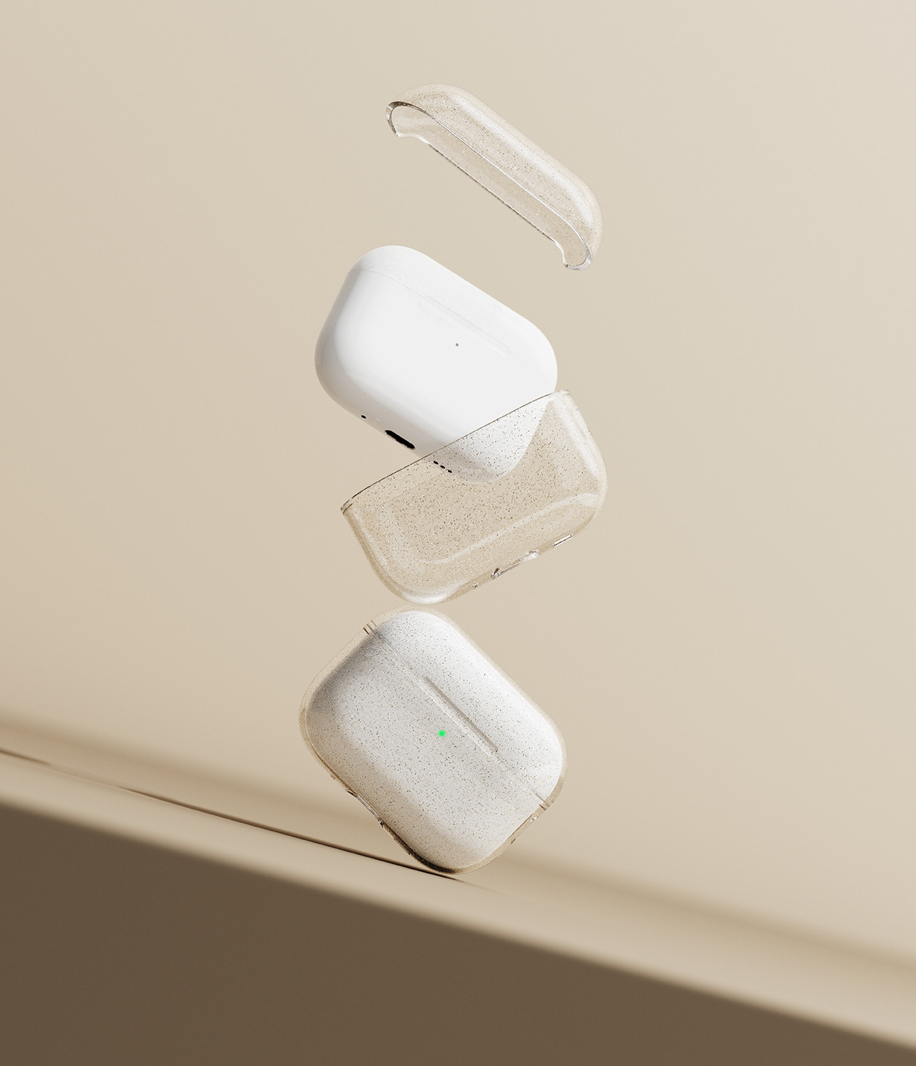 Чехол для наушников Ringke Air для AirPods Pro 3 (Glitter Clear) — фото 4