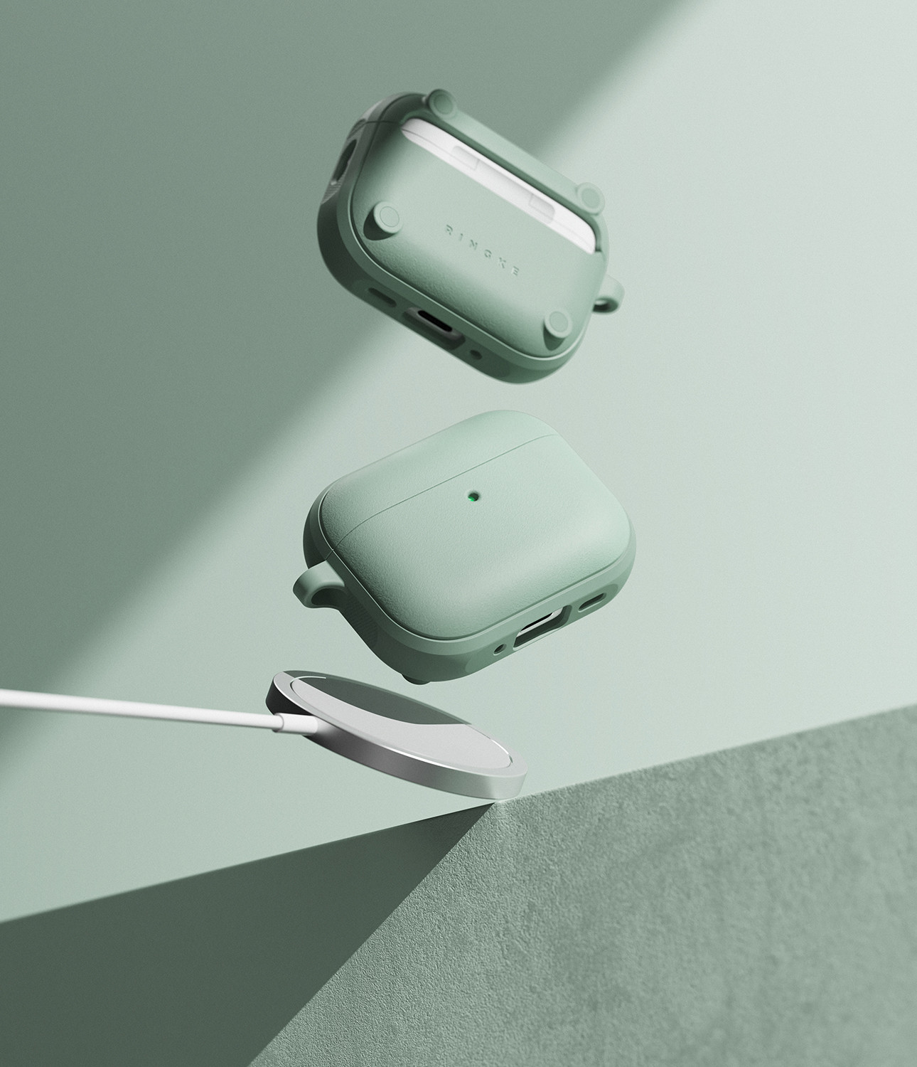 Чехол для наушников Ringke Onyx Magnetic для AirPods Pro 3 (Mint) — фото 4