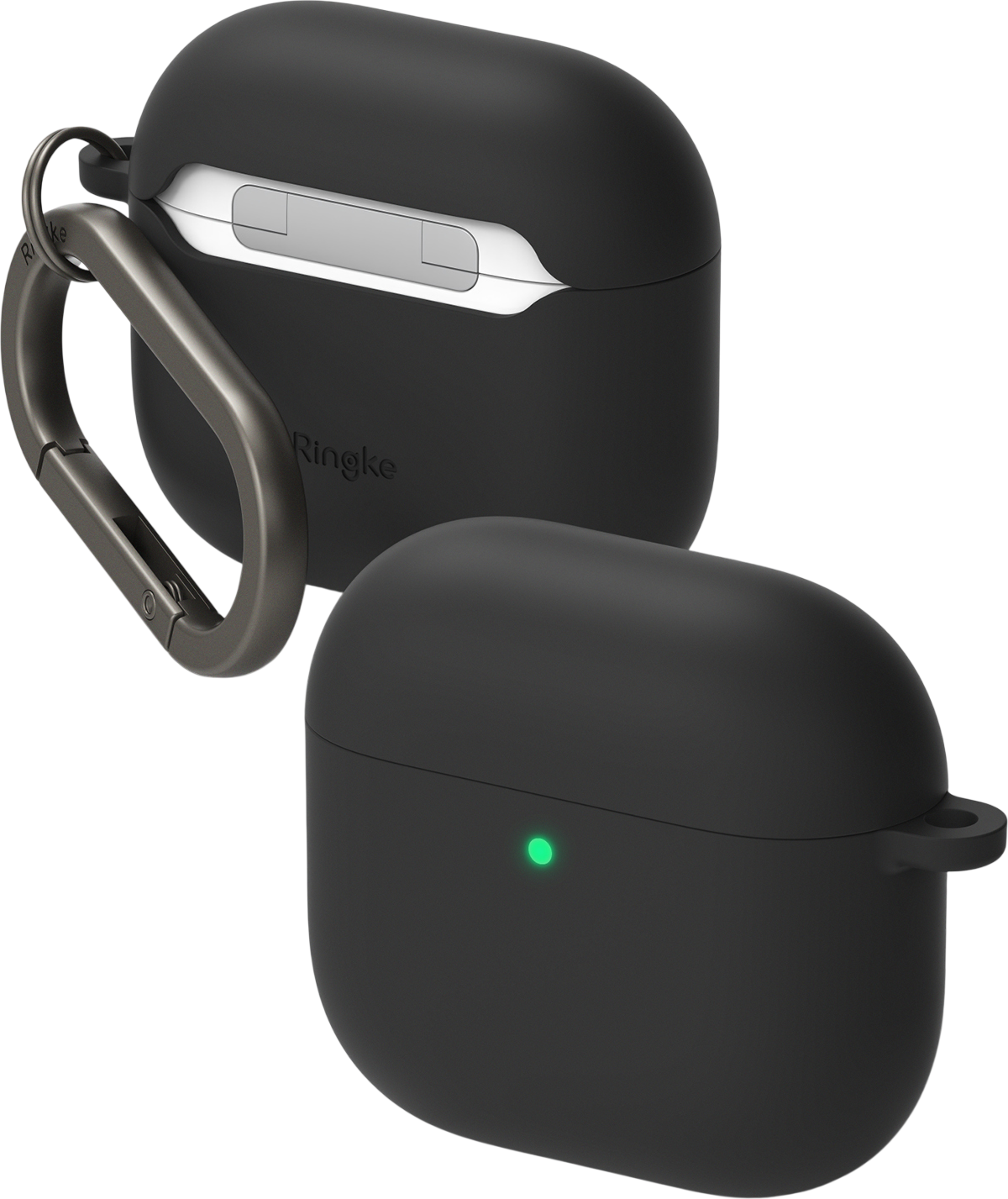 Чехол для наушников Ringke Silicone для AirPods 4 (черный)