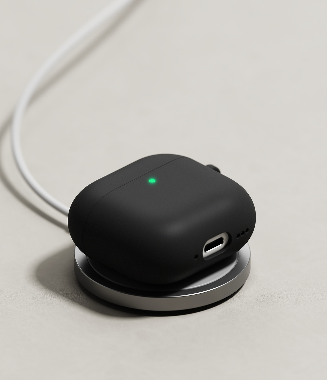 Чехол для наушников Ringke Silicone для AirPods 4 (черный) — фото 5