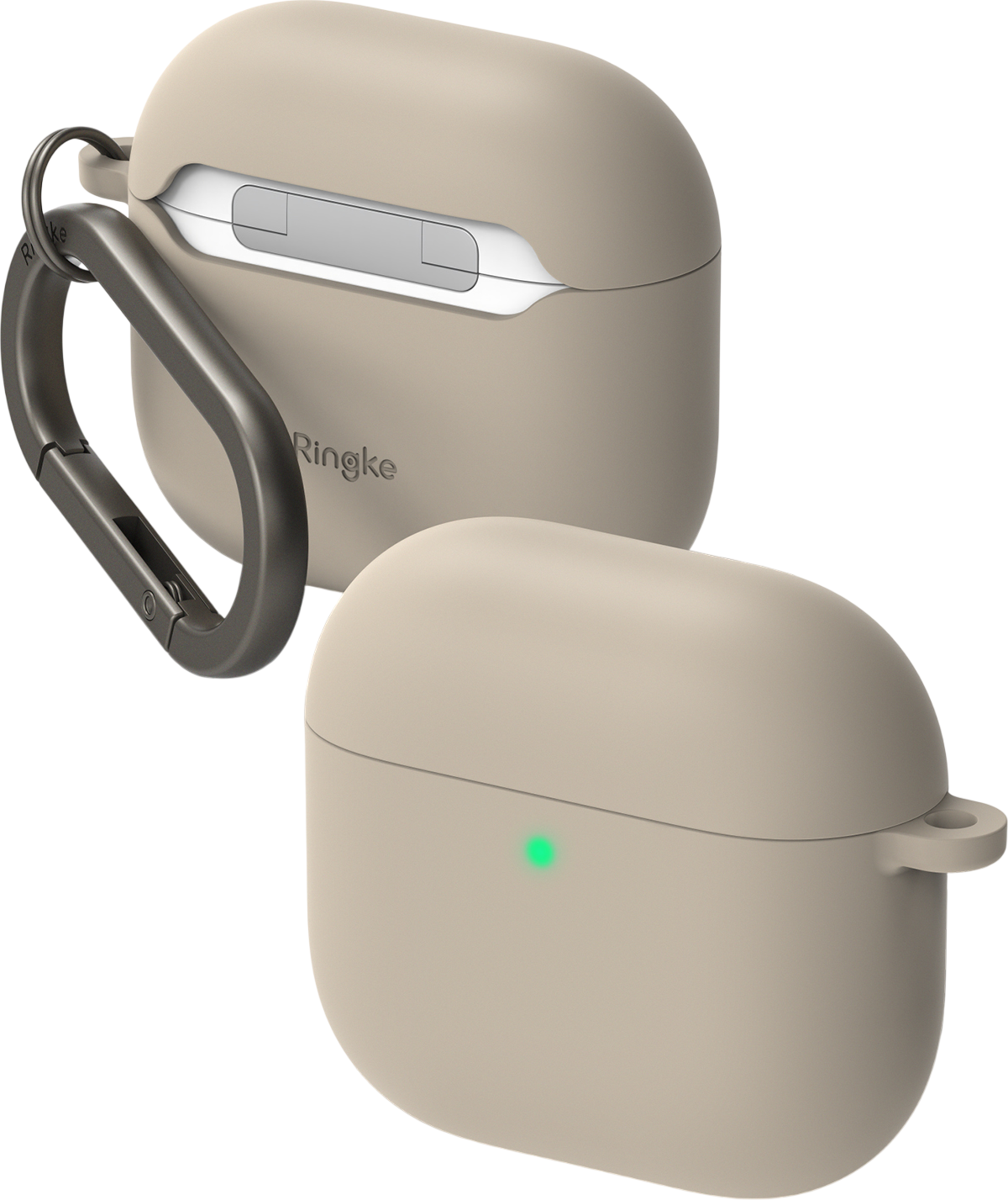 Чехол для наушников Ringke Silicone для AirPods 4 (серый)