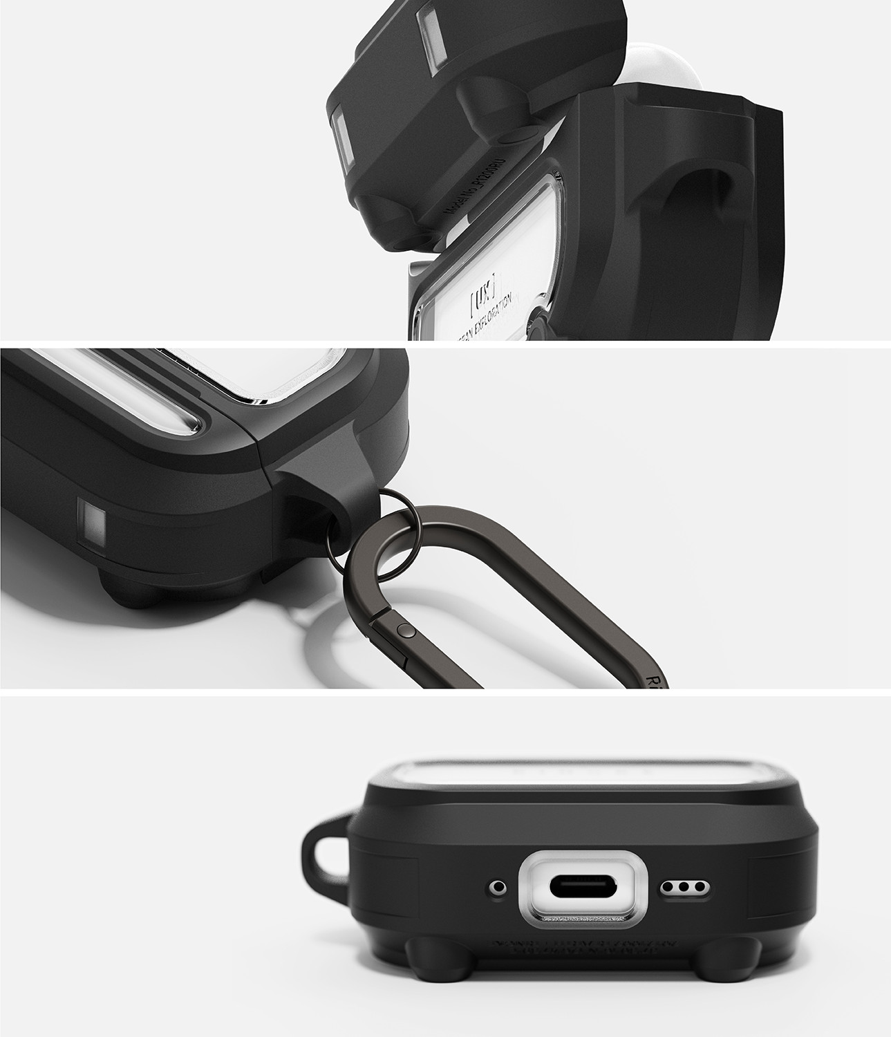 Чехол для наушников Ringke UX Magnetic для AirPods Pro 3 (Clear) — фото 5