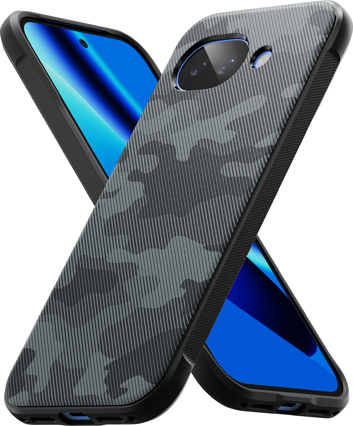 Чехол-накладка Ringke Onyx для Pixel 10a (Camo Black) — фото 3